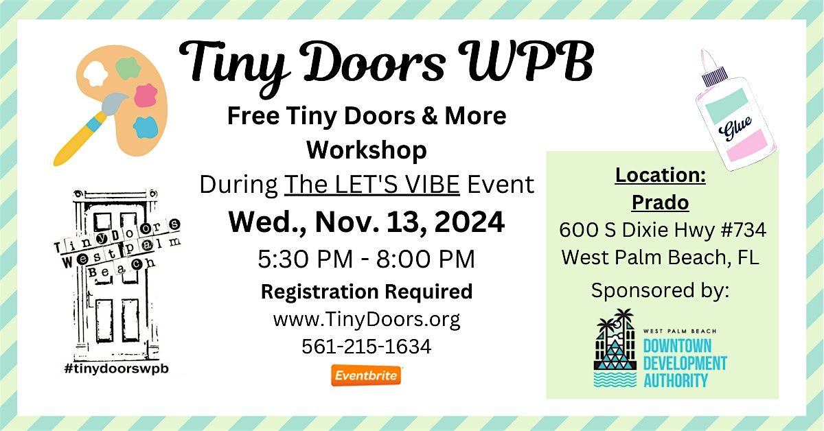 Free Make a Tiny Door & More Workshop: Wednesday, Nov. 13, 2024