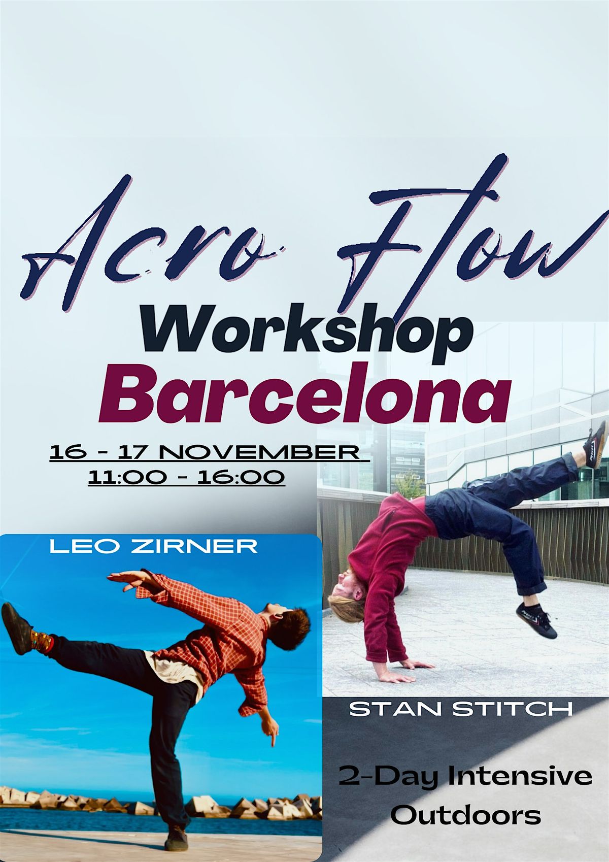 Acro Flow Intensive Workshop Barcelona