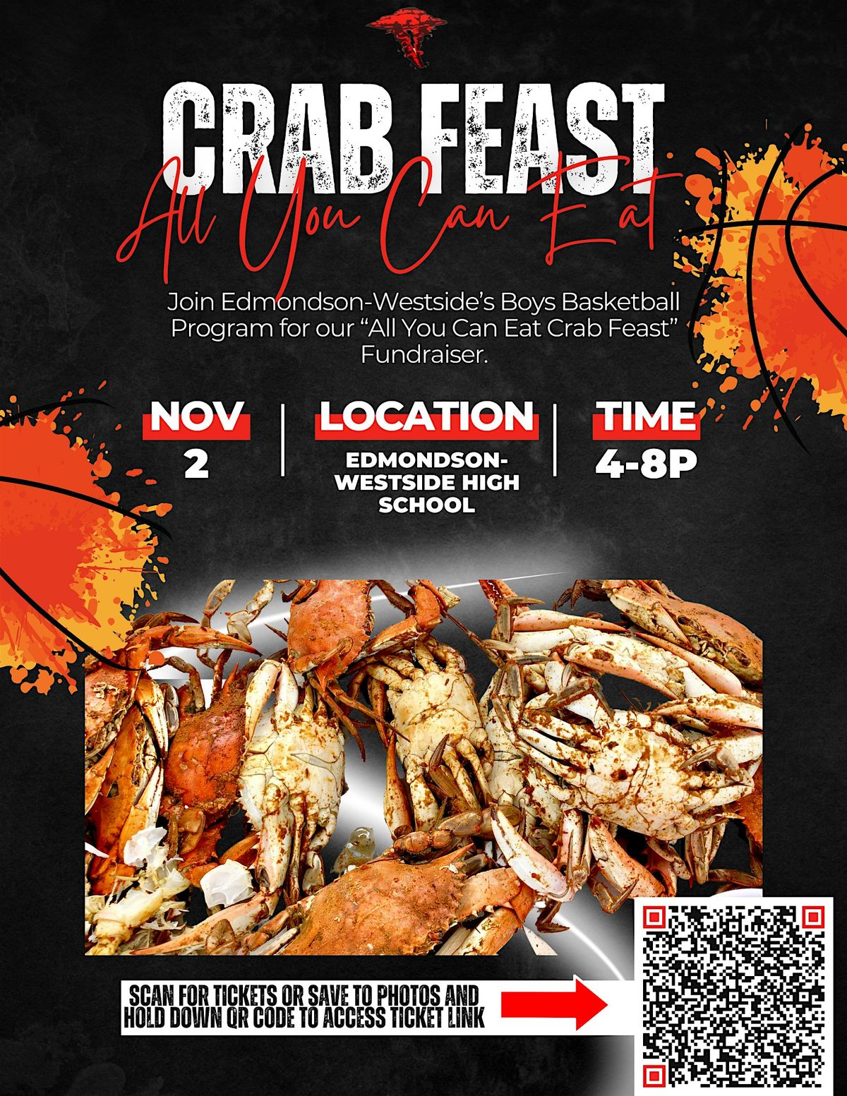 All You  Can Eat Crab Feast-2nd Annual Boys Basketball Fundraiser