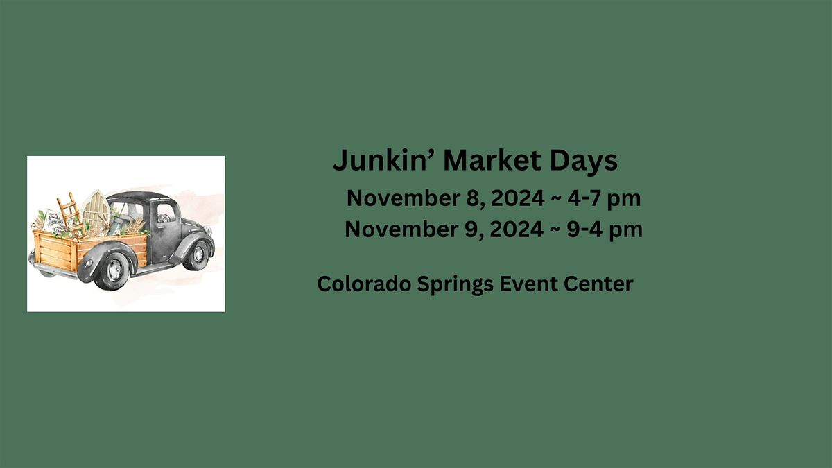 Junkin' Market Days - CO Springs: Holiday Market - Vendor