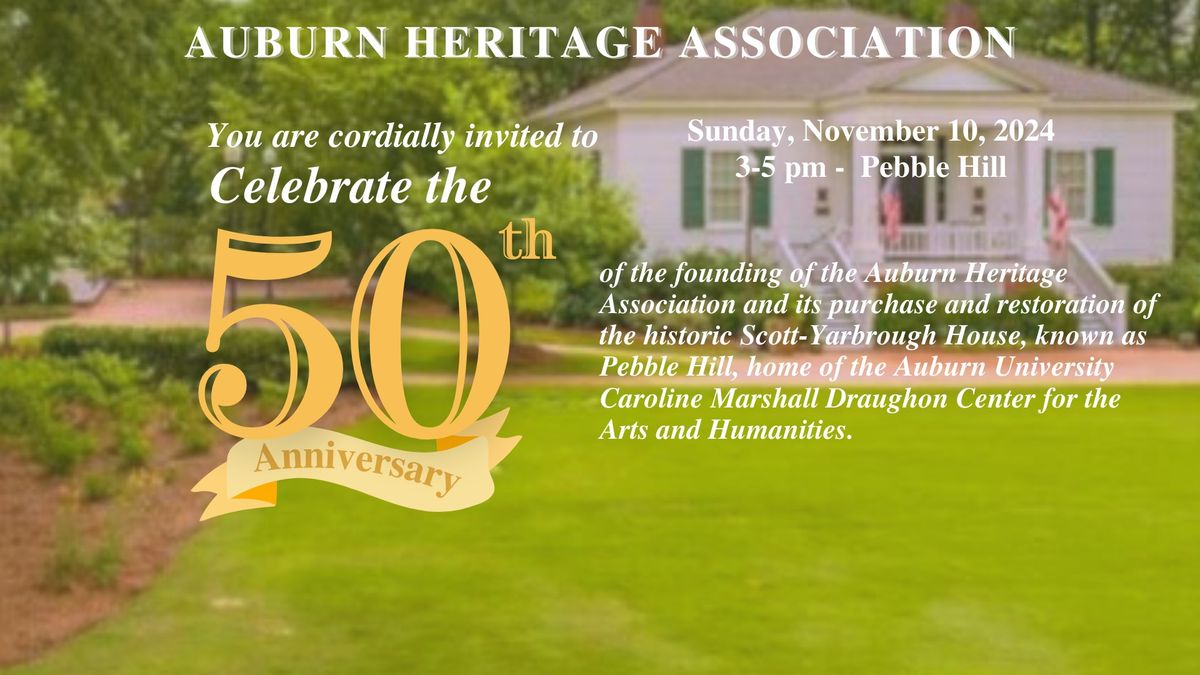 AHA 50th Anniversary Celebration - Everyone is invited! 