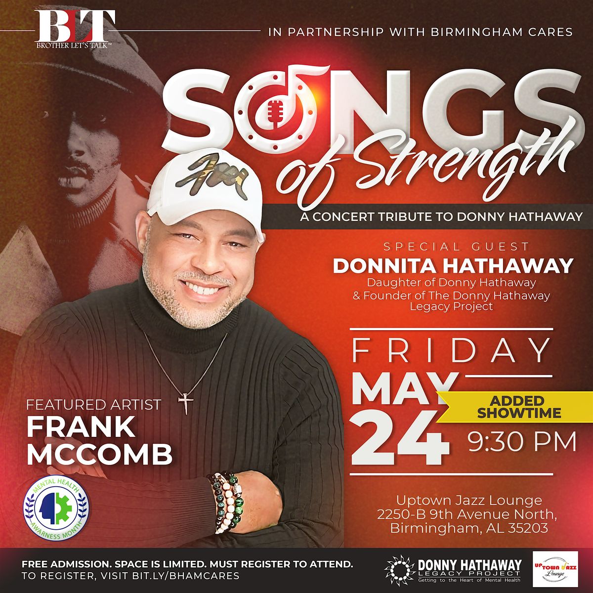 Songs of Strength: Tribute Concert to Donny Hathaway (NEW SHOWTIME ADDED)