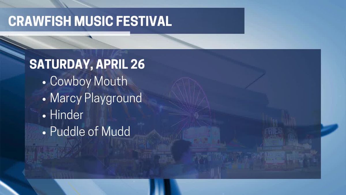 Crawfish Music Festival: Puddle of Mudd  Hinder & Marcy Playground