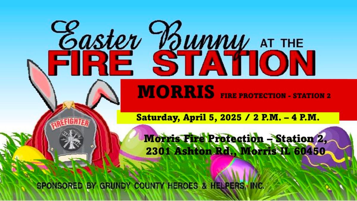 Easter Bunny Visits Morris Fire Station 2