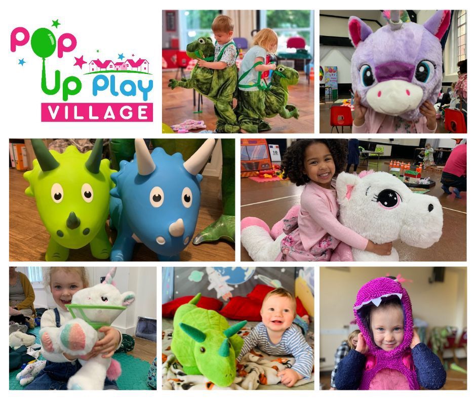 Pop Up Play Village in Liskeard - Dinosaurs \ud83e\udd95 and Unicorns \ud83e\udd84 themed session \ud83e\udd95\ud83e\udd84\ud83e\udd29