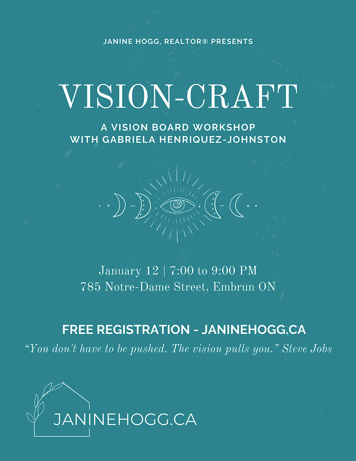 VISIONCRAFT A vision board w/ Gabriela HenriquezJohnston