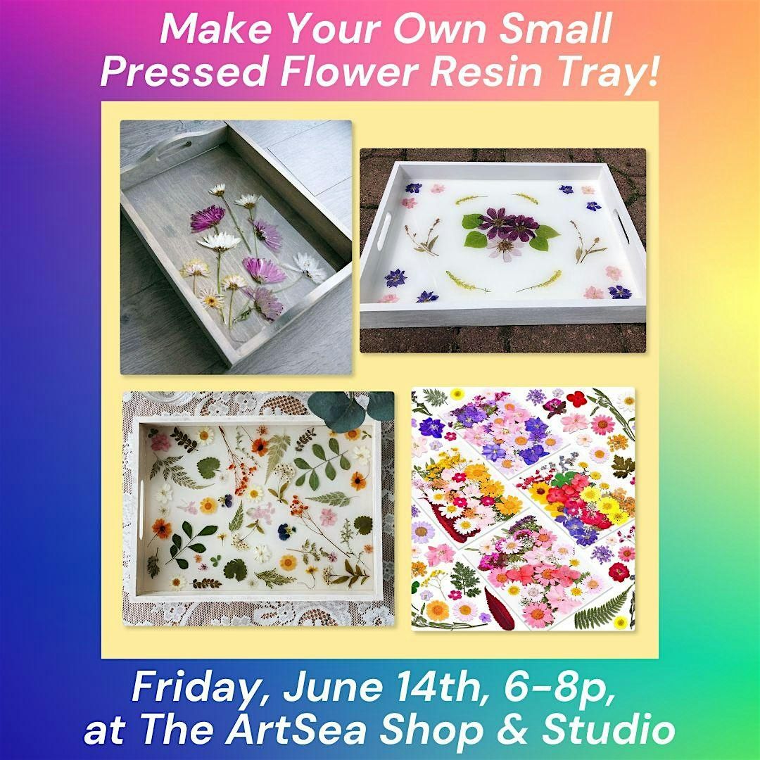 Make Your Own Small Pressed Flower Resin Tray