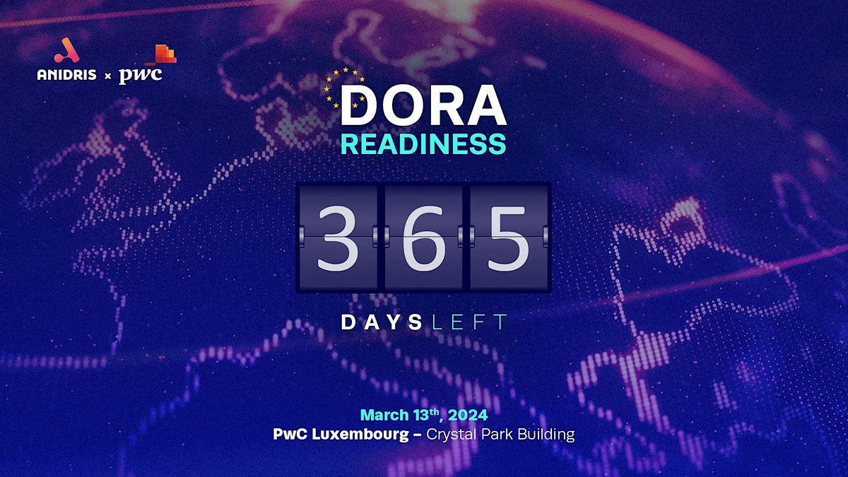 NEW DATE - DORA Readiness: 365 days left Event