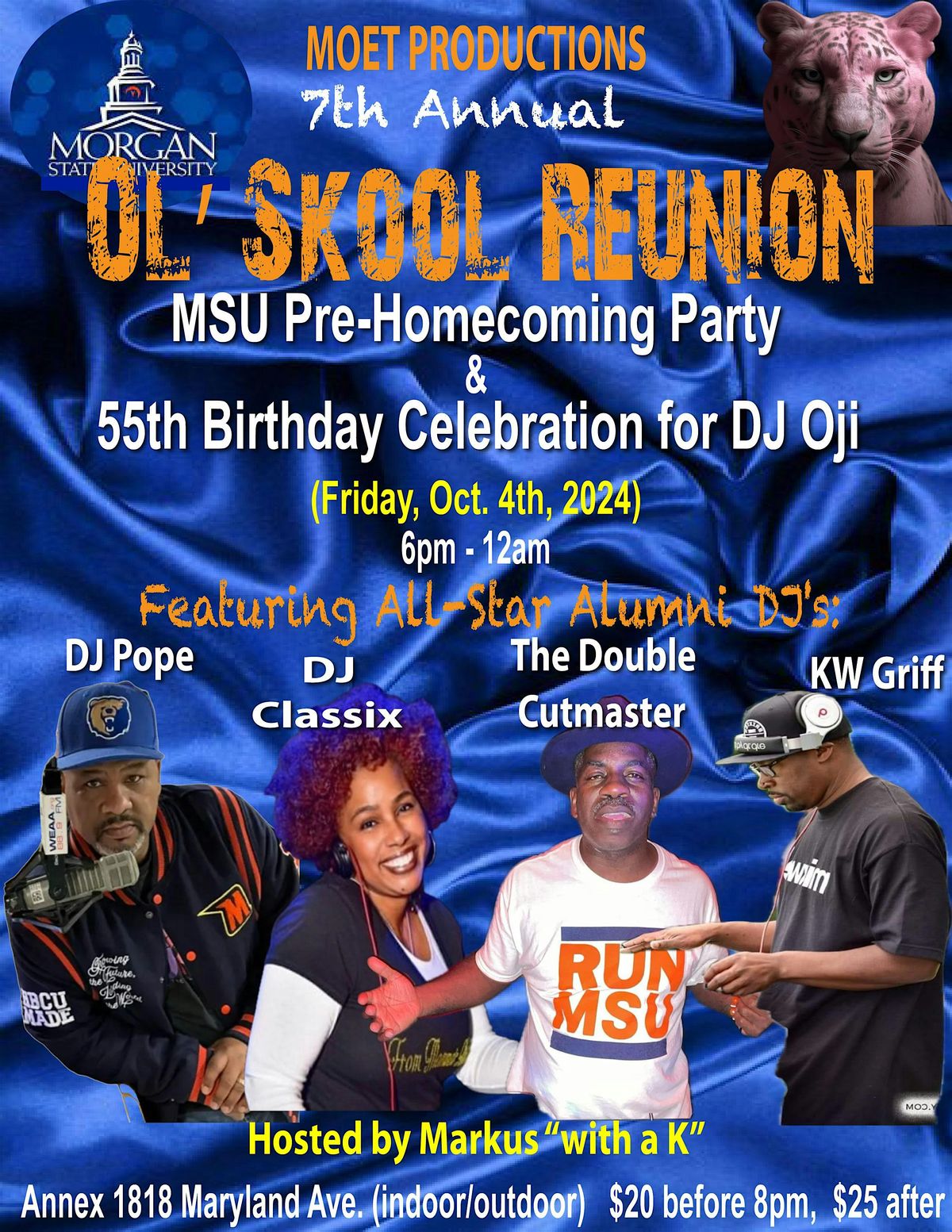 The 7th Annual Ol' Skool Reunion- MSU Pre-homecoming party