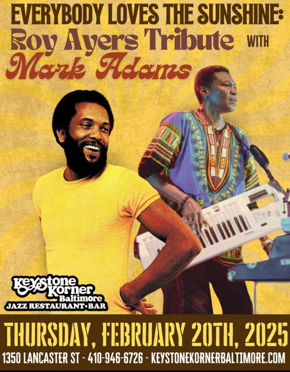 Mark Adams and The Ubiquity Band - Roy Ayers Tribute