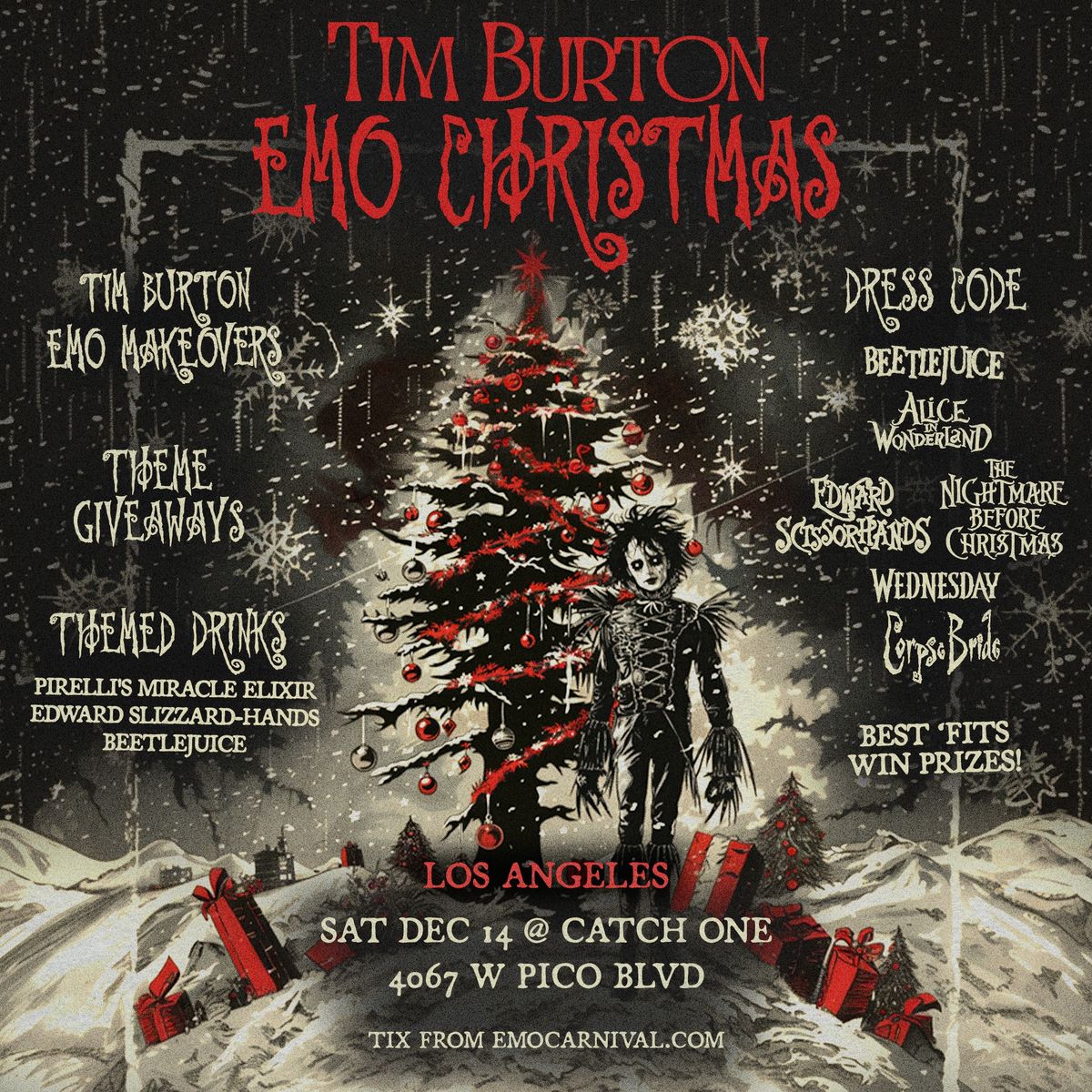 Tim Burton Emo Christmas - Emo Night Los Angeles