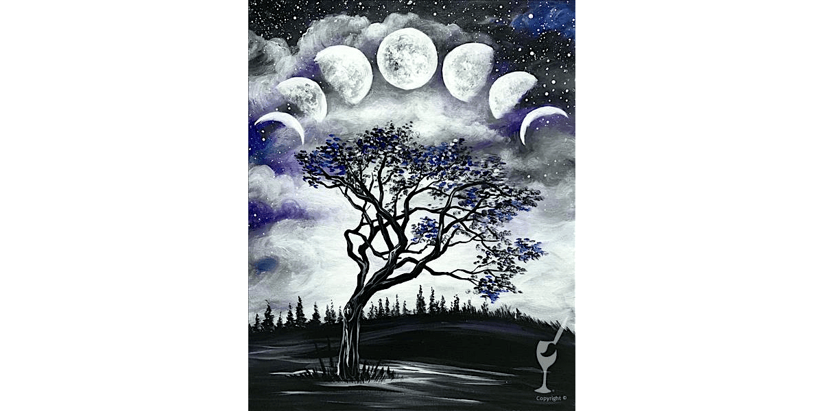 Eclipsing Shadows Over Enchanted Forests - Paint and Sip in Denver | Classpop!\u2122