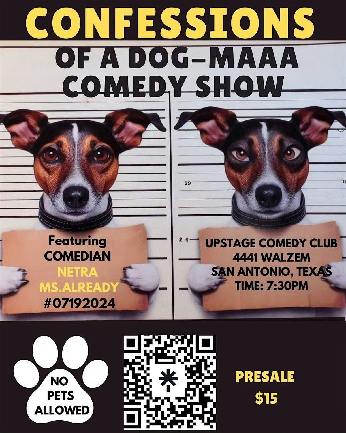 CONFESSIONS OF A DOG-MAAA FT. NETRA MS. ALREADY - COMEDY SHOW