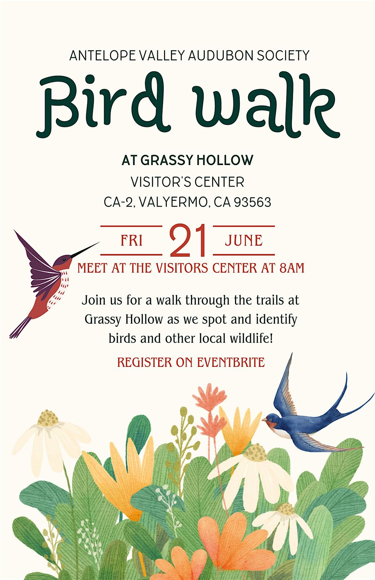 Bird Walk at Grassy Hollow