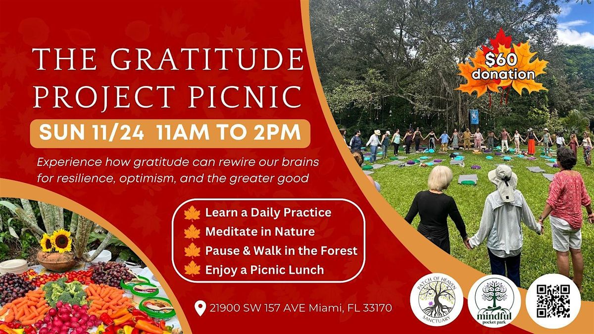 The Gratitude Project Picnic @Patch | Nurture Yourself in Nature