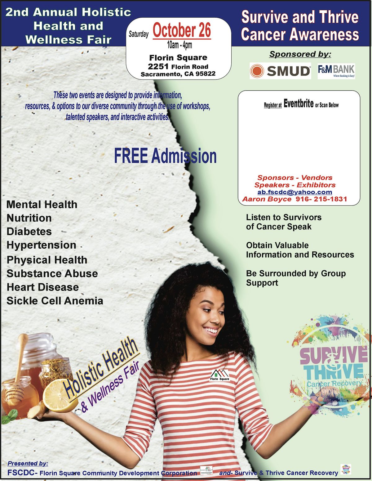 Holistic Health and Wellness Fair\/Survive & Thrive Cancer Awareness