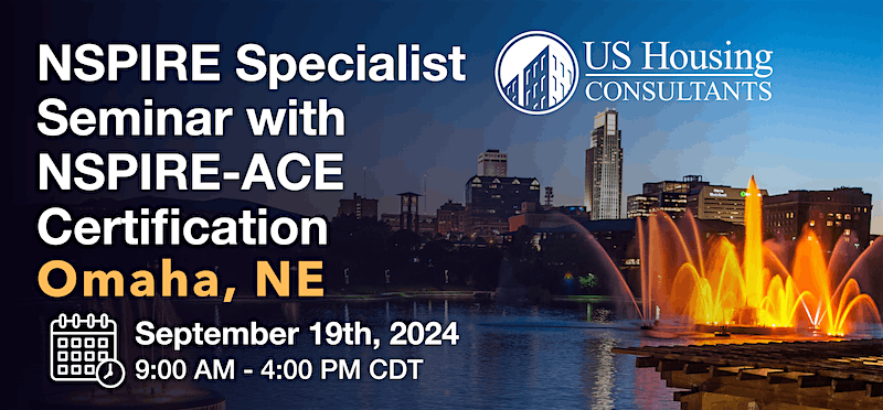 NSPIRE Specialist Seminar w\/ACE Certification  - Omaha, NE