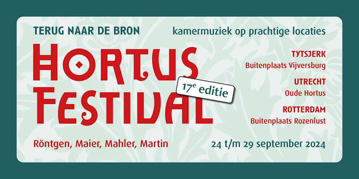 HortusFestival Rotterdam