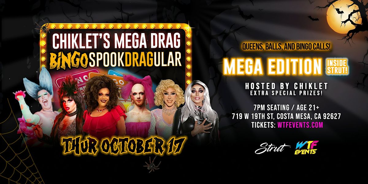 Chiklets MEGA Drag Bingo SpookDRAGular