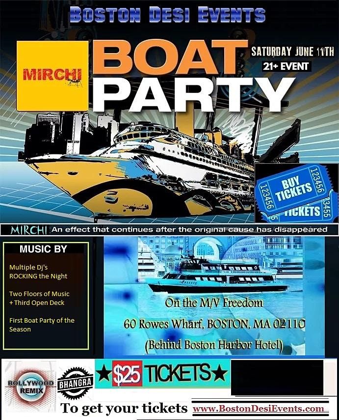 Mirchi Boat Party !!! Bollywood\/ Bhangra\/ Remixes - 6\/18