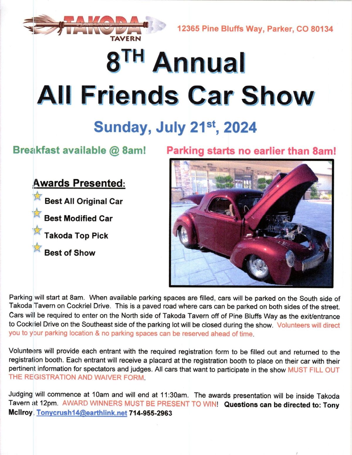 8th Annual All Friends Car Show