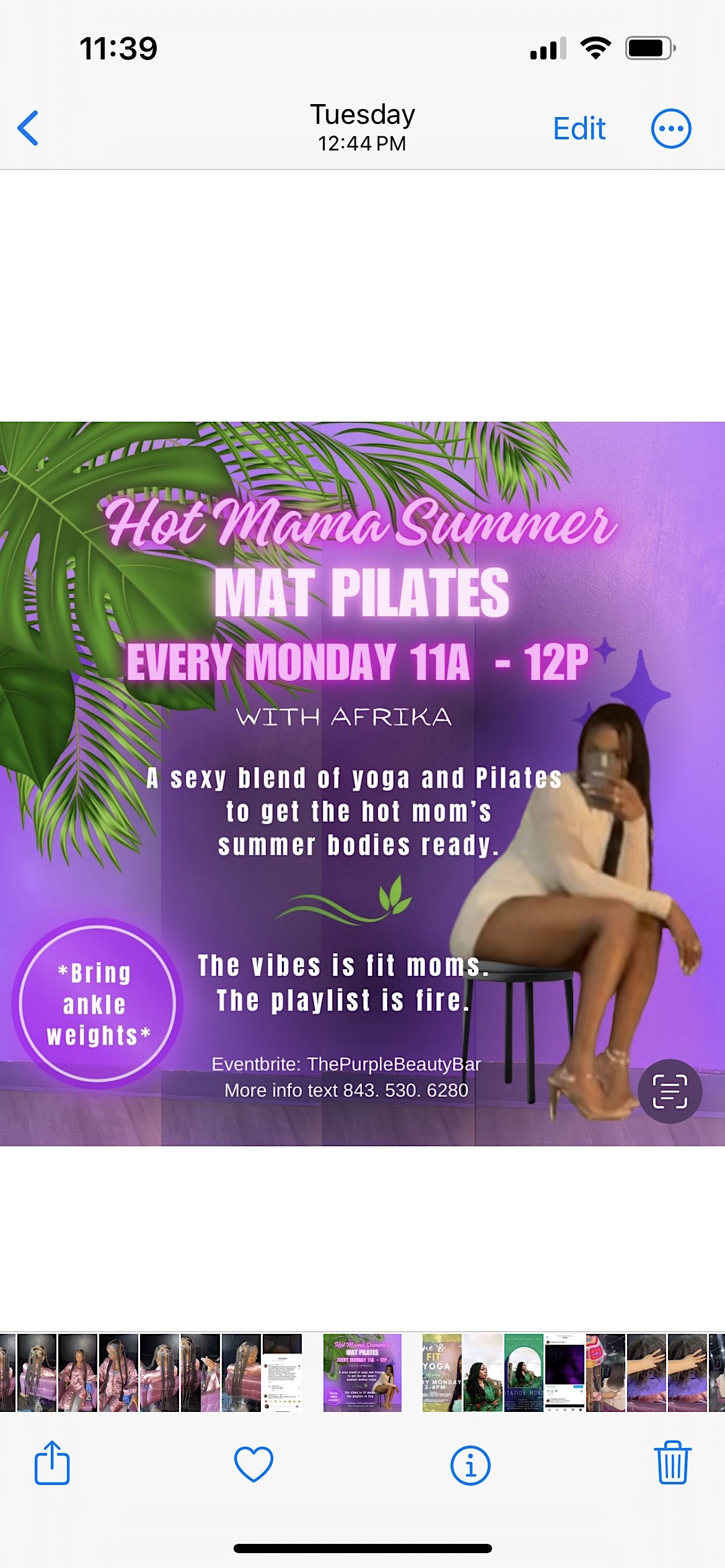 Hot Mama Summer- Mat Pilates
