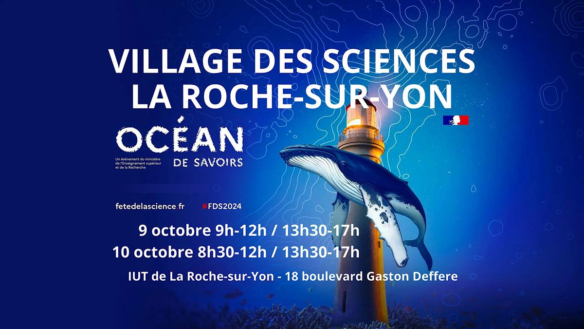 Village des Sciences de La Roche-sur-Yon    \/ Mer. 9 octobre