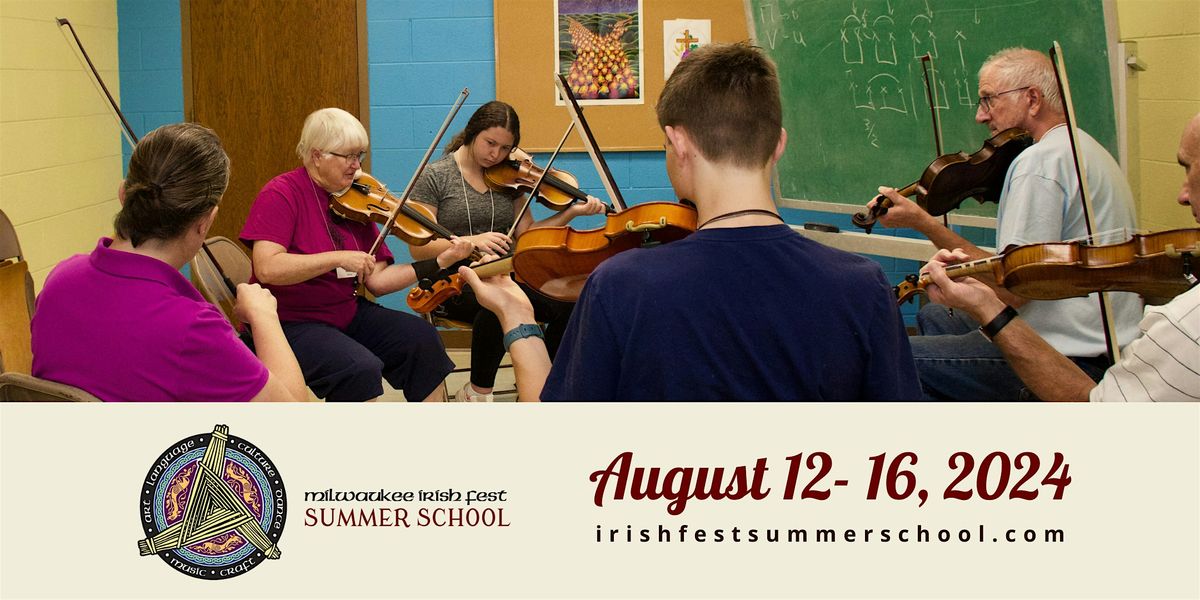 Milwaukee Irish Fest Summer School 2024