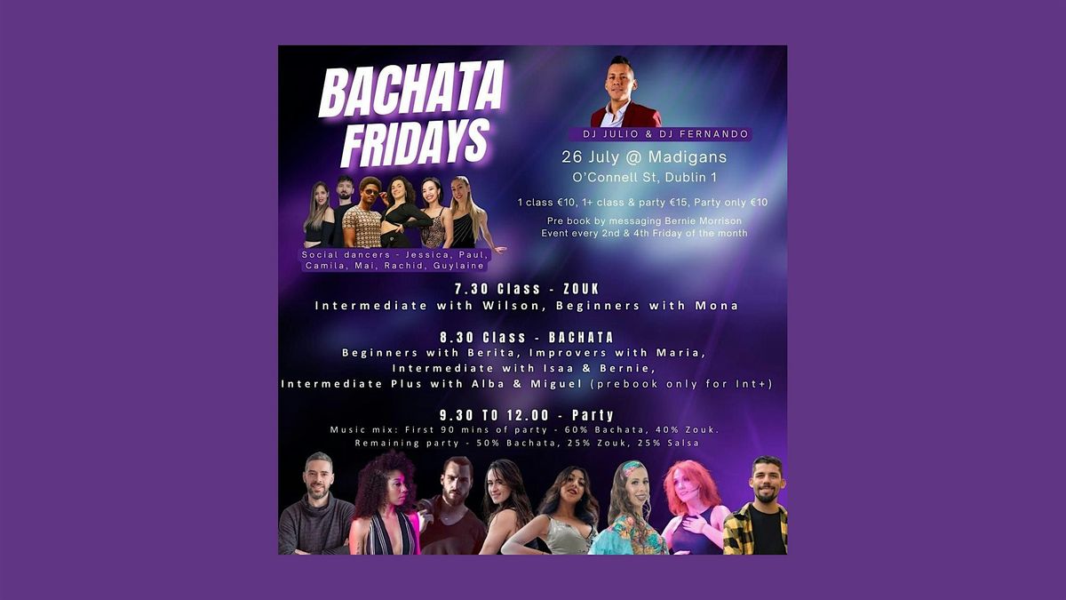 BachaZouk Fridays - Dublin Salsa Bachata