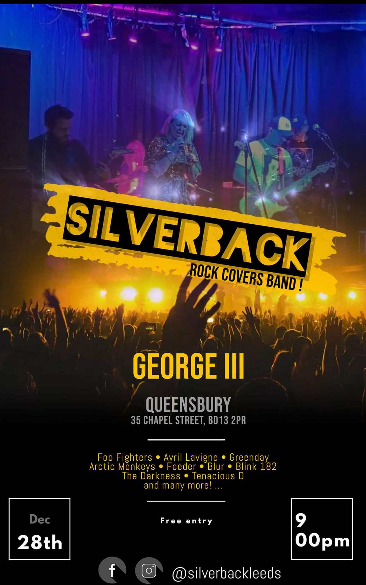 Silverback LIVE @ George III, Queensbury 