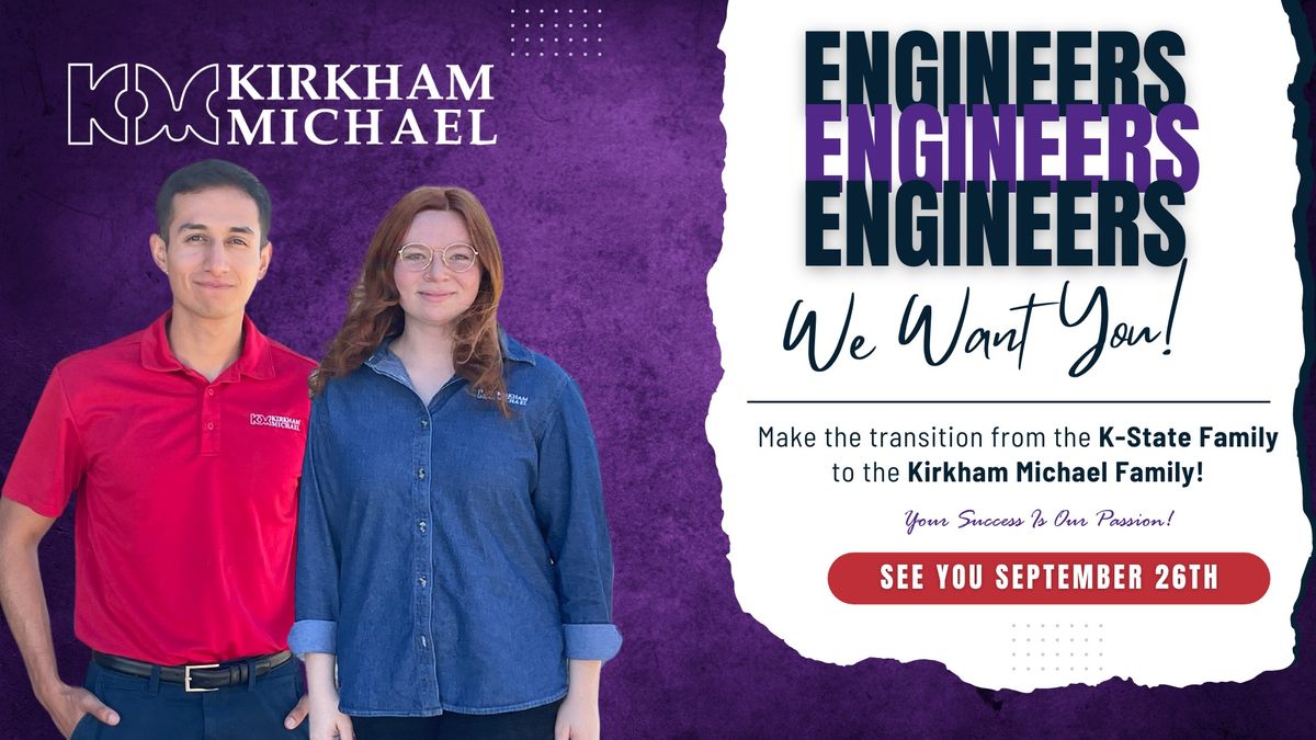 Meet Kirkham Michael at the 2024 K-State All-University Career Fair!