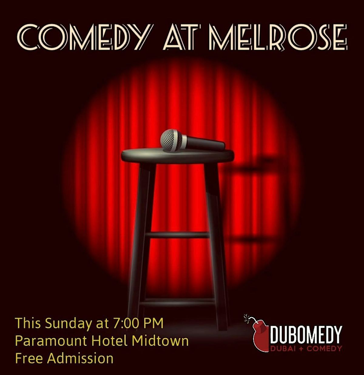 Comedy at Melrose: 1 Minute to Krushit!