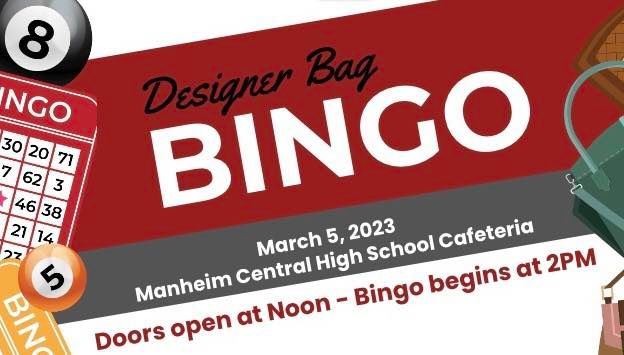 Manheim Central Class of 2023 Post Prom Designer Bag Bingo