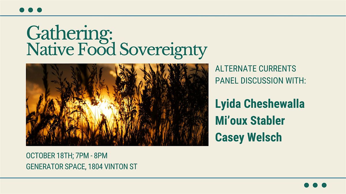 Gathering: Native Food Sovereignty