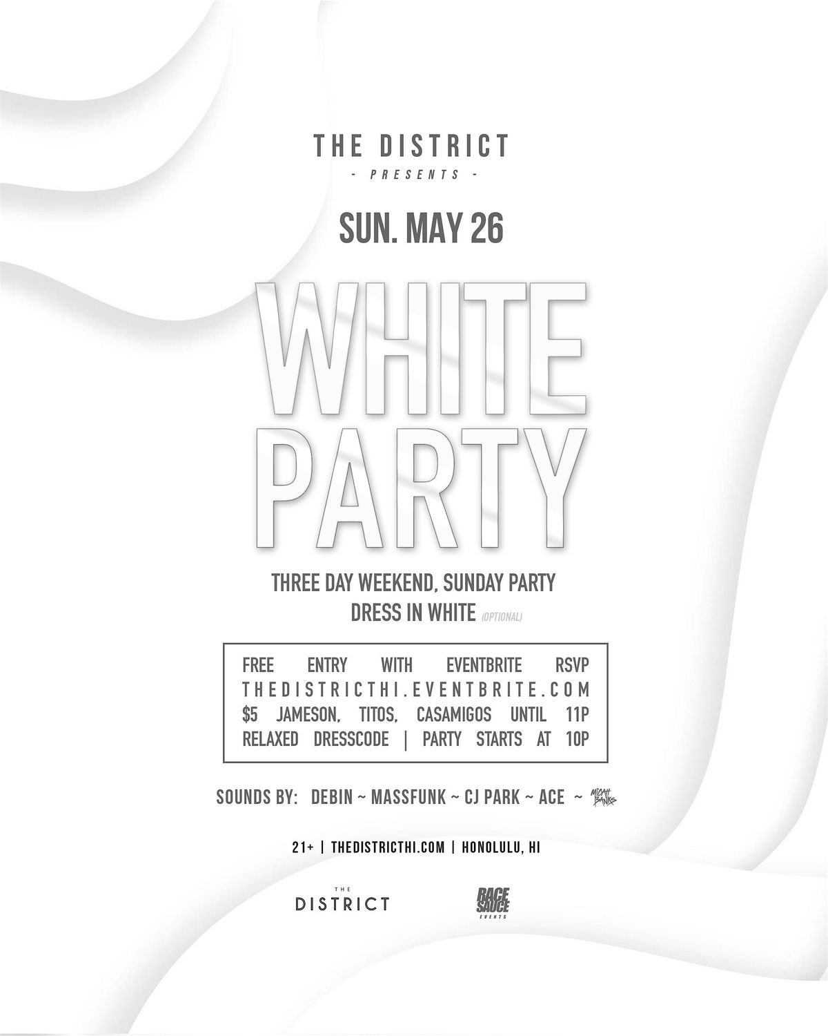 The White Party - Sunday