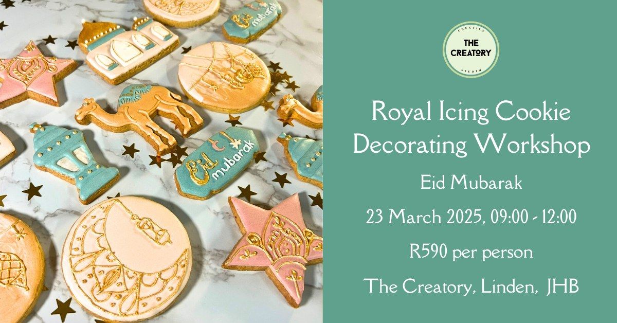 Royal Icing Cookie Decorating Workshop: Eid Mubarak