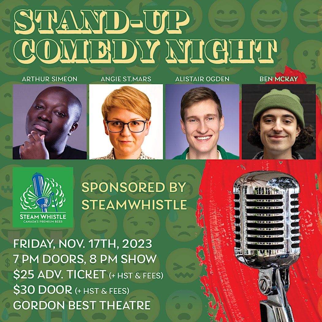 Stand-Up Comedy Night in Peterborough, Gordon Best Theatre ...