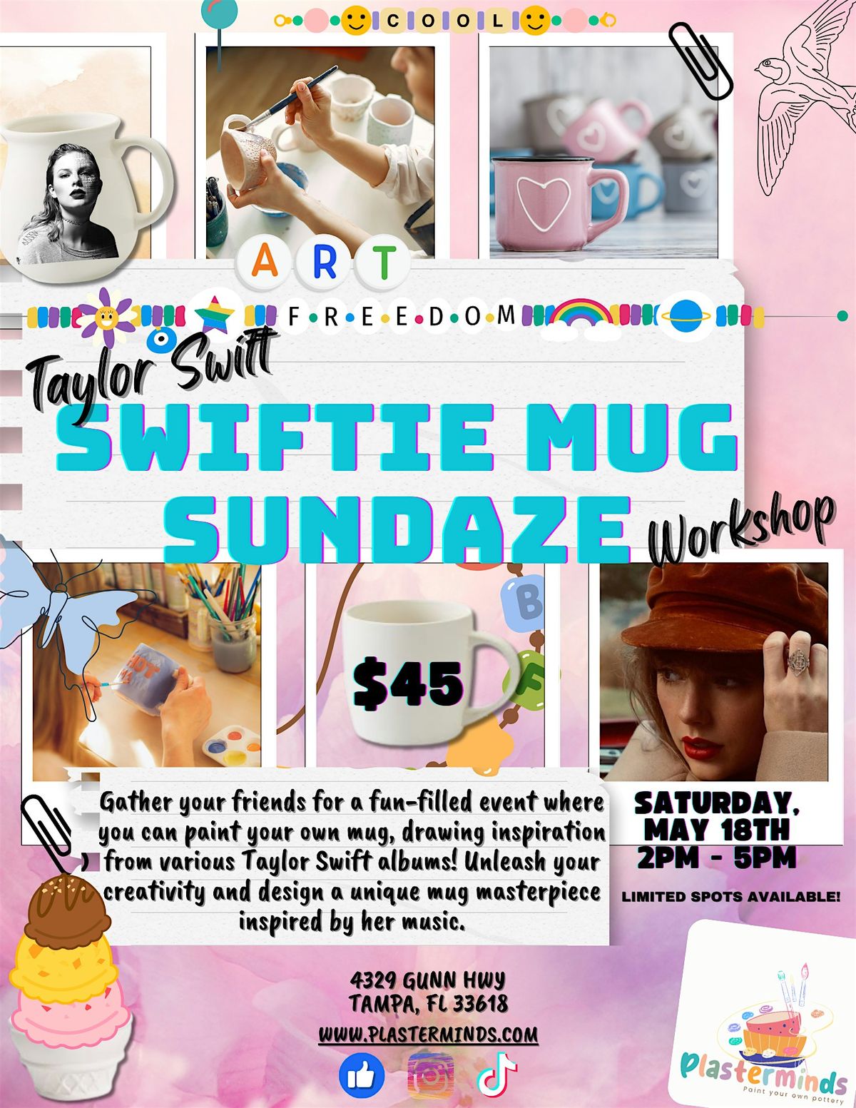 Swiftie Mug & Sundaze Workshop