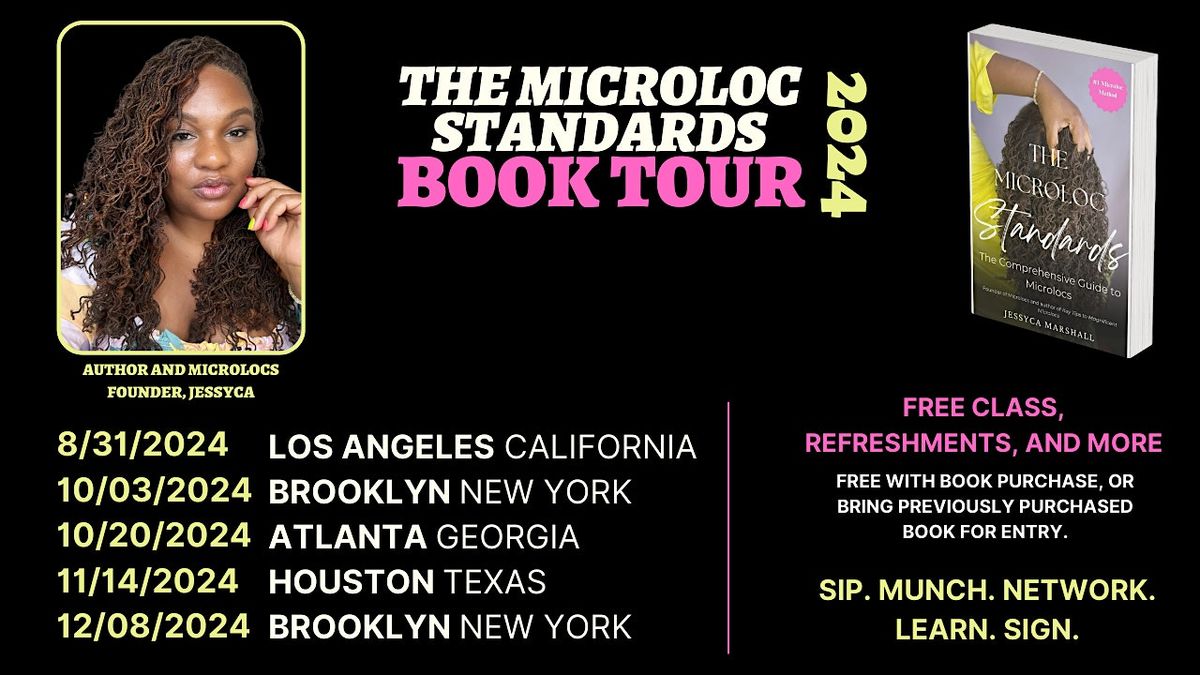 The Microloc Standards book signing event with class and mixer in Atlanta!