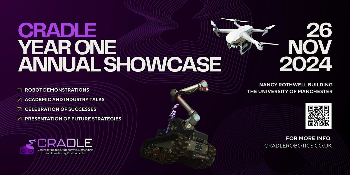 CRADLE Robotics Annual Showcase + RAI Early Career Researcher Workshop