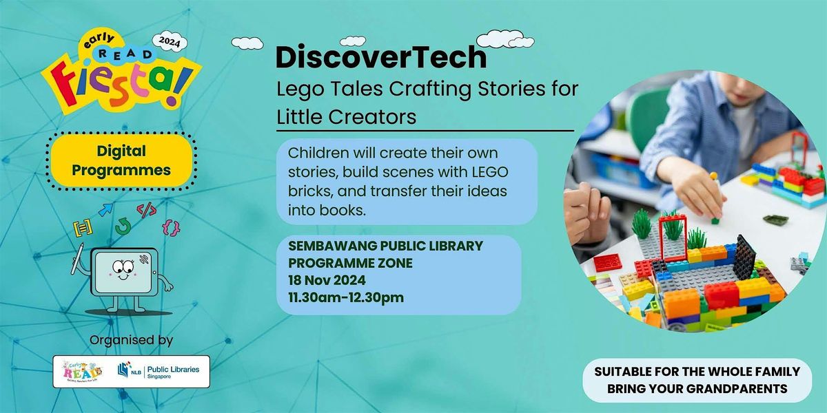 DiscoverTech I LEGO Tales: Crafting Stories for Little Creators