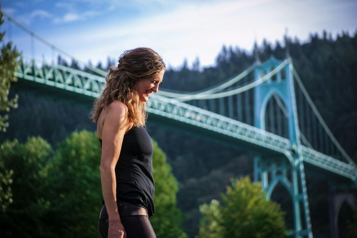 Yoga in Cathedral Park