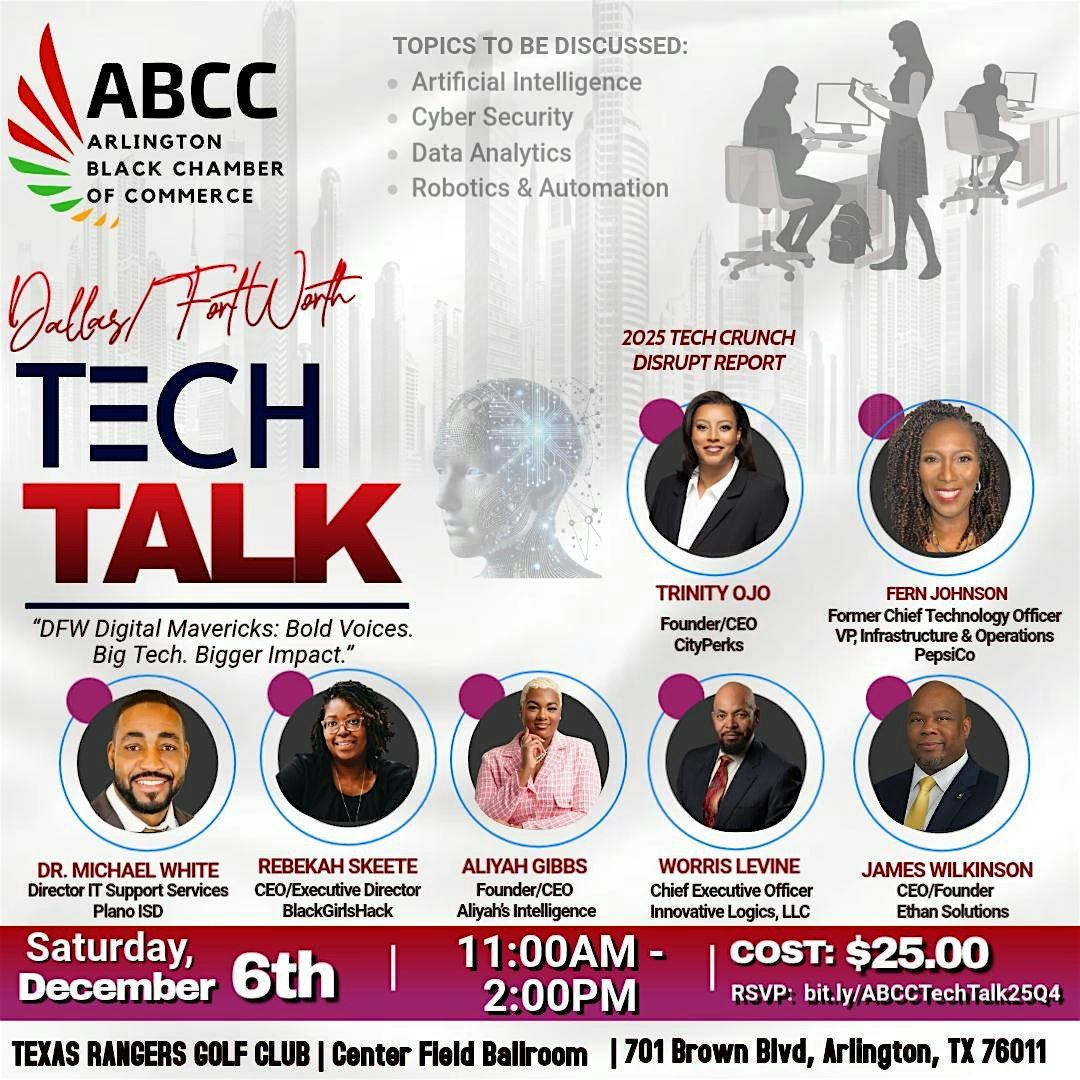 Dallas\/Fort Worth Black Tech Talk Brunch