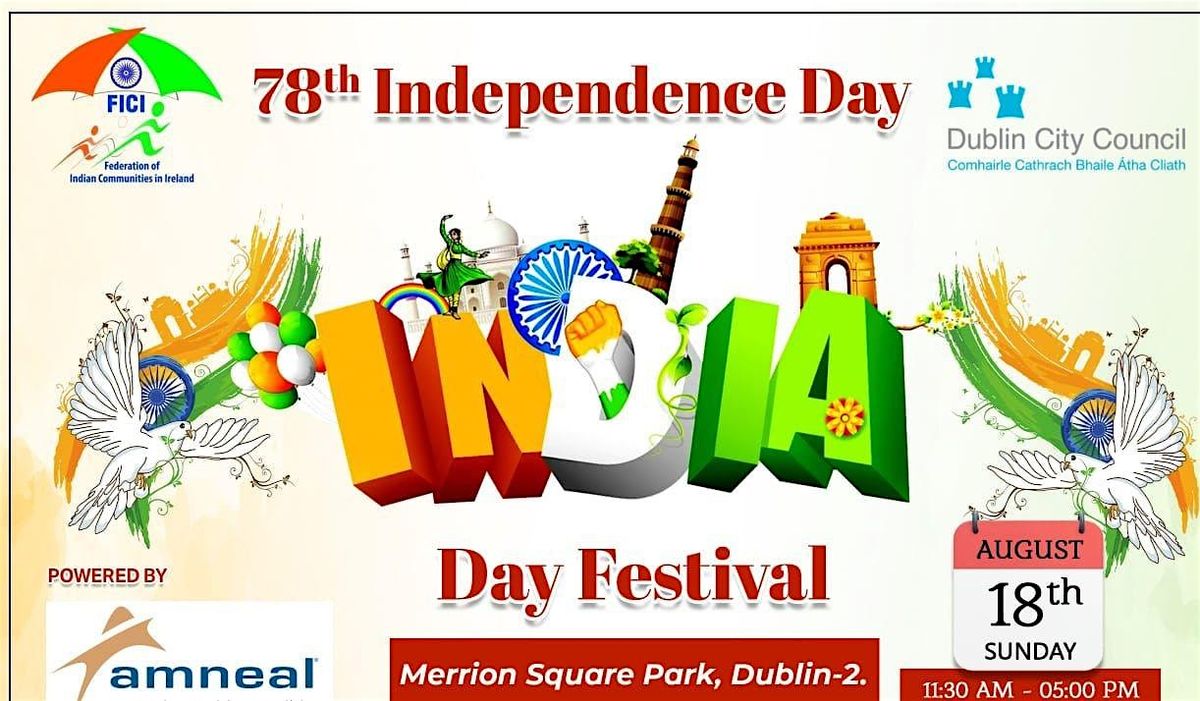 INDIA DAY FESTIVAL 2024, Merrion Square Park, Dublin, 18 August 2024