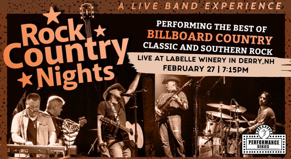 Rock Country Nights Concert: Best of Today's Country Music & Southern Rock! (Derry, NH)