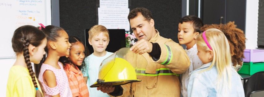 Anchorage Firefighter Storytime at Mountain View