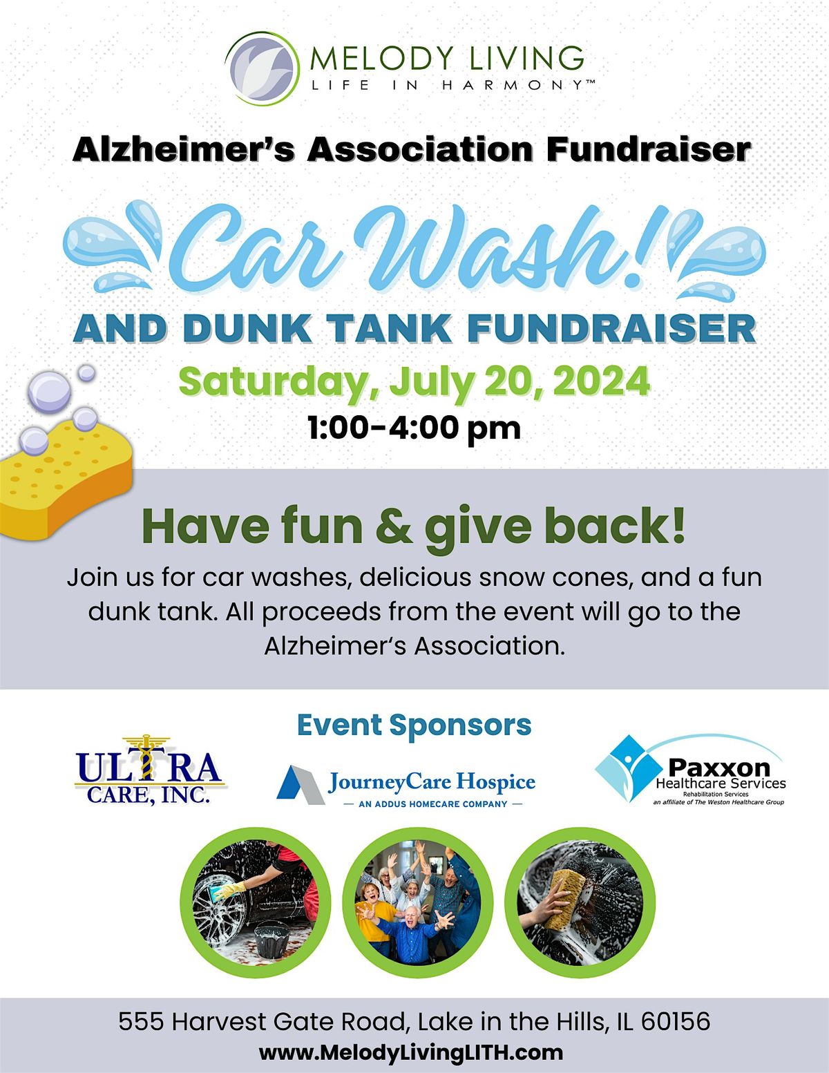 Alzheimer's Association Car Wash & Dunk Tank Fundraiser