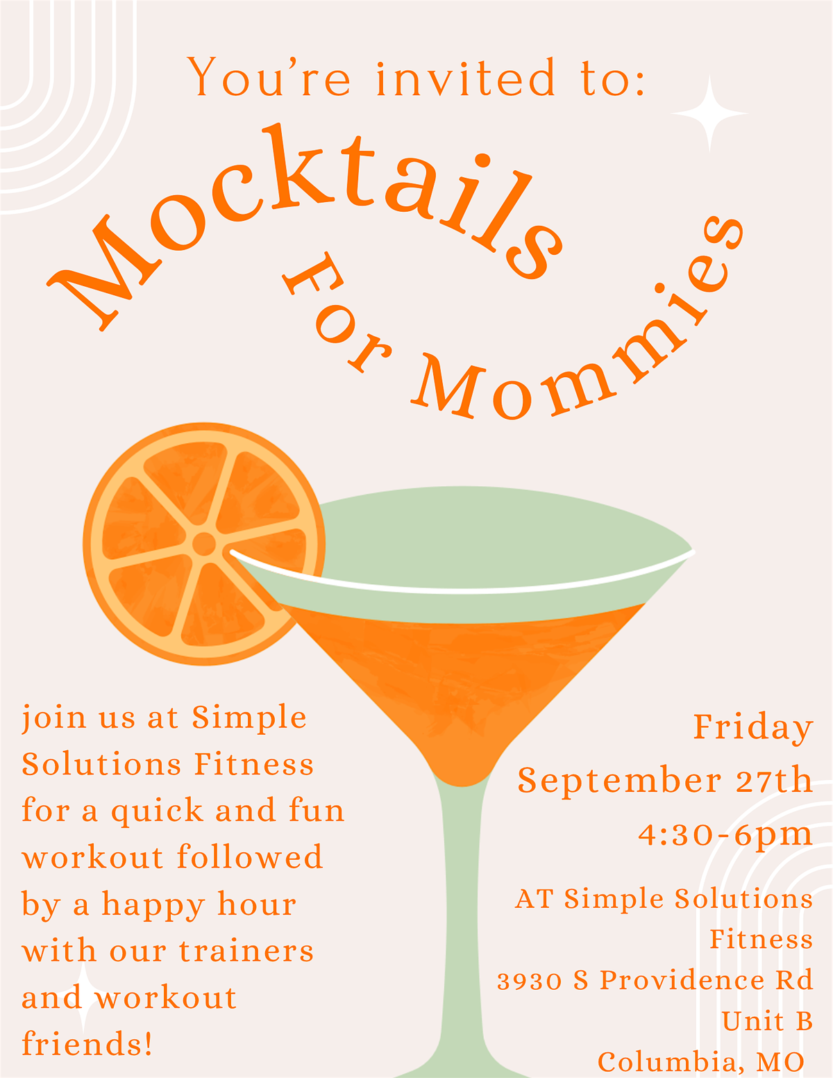 Mocktails for Mommies