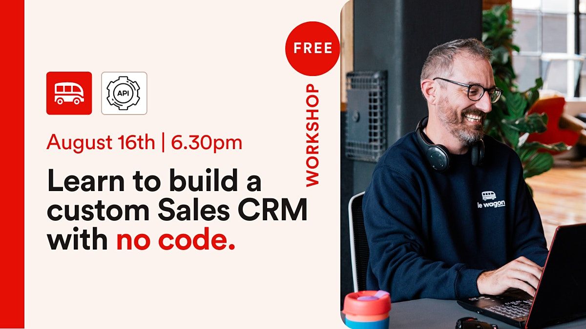 Online workshop: Create your first custom Sales CRM in 2 hours