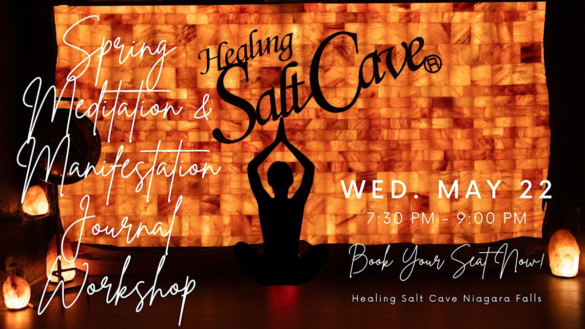 Spring Meditation  & Manifestation Journal Workshop at Healing Salt Cave